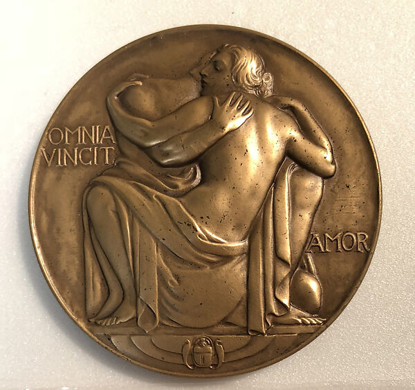 Omnia Vincit Amor (Love Conquers All), Robert Ingersoll Aitken (American, San Francisco, California 1878–1949 New York), Bronze, light brown patina