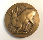 Conserve Wild Life, Gertrude K. Lathrop (American, Albany, New York 1896–1986), Bronze