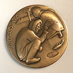 Commemorating the Statehood of Alaska and Hawaii, Margaret C. Grigor (American, born Scotland, Forres 1912–1981 Steilacoom, Washington), Bronze