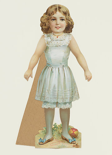 Our Favorite Dolls: Paper Doll in Lacy Underdress