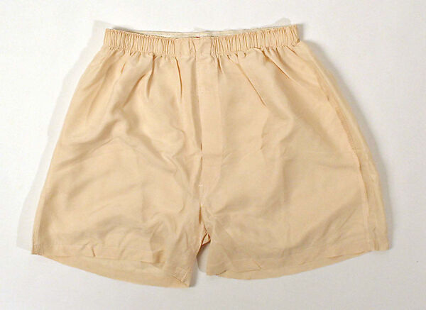 Boxer shorts, Brooks Brothers (American, founded 1818), silk, American 