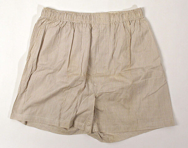 Boxer shorts, Brooks Brothers (American, founded 1818), cotton, American 