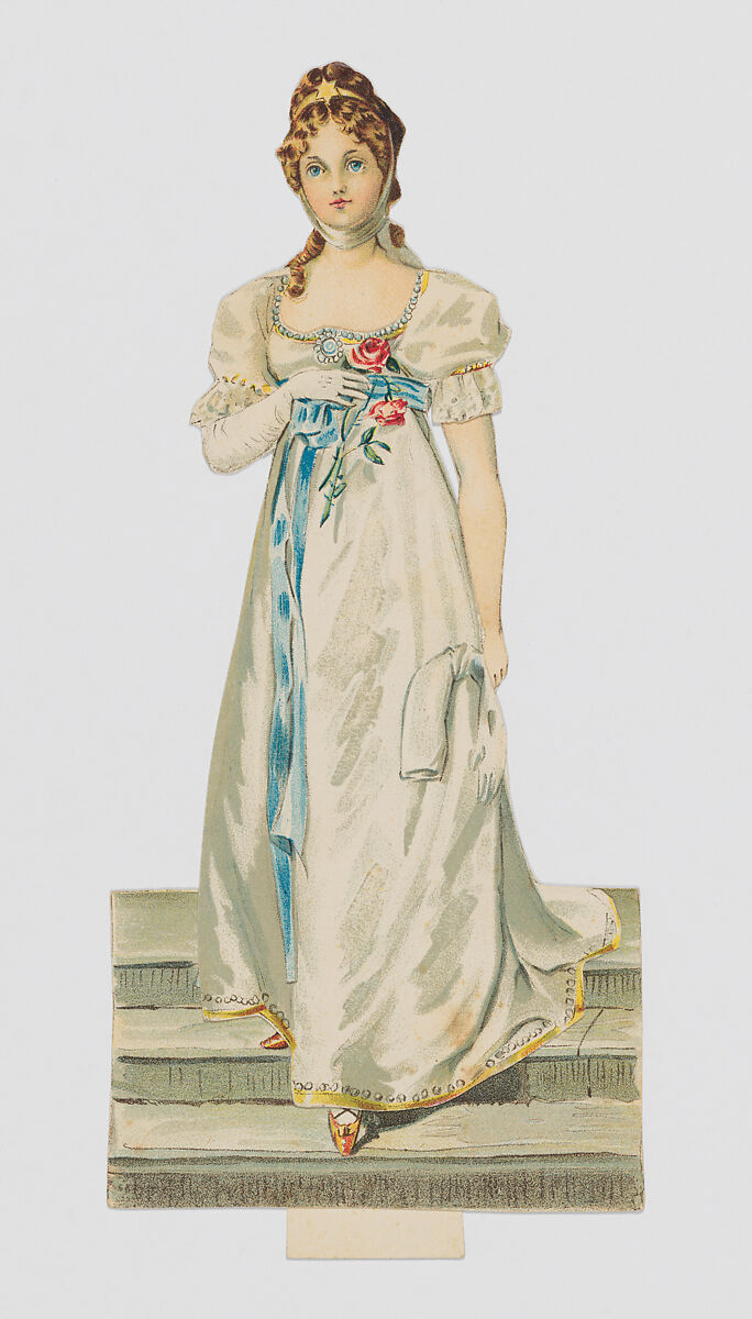 Queen Louise Reception Gown, Elizabeth S. Tucker (American, late 19th century), Color lithography