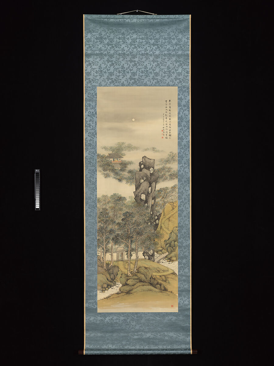 Summer and Autumn Landscape, Okuhara Seiko (Japanese, 1837–1913), Diptych of hanging scroll; ink and color on silk, Japan
