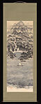 Island of Memories, Fusen Tetsu (Japanese, 1891–1976), Hanging scroll; ink and color on silk, Japan