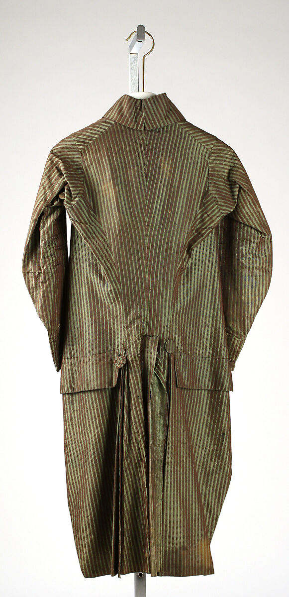 Coat, silk, American or European