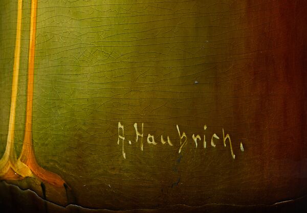 Umbrella Stand, Albert Haubrich (1875–1931), Earthenware, American