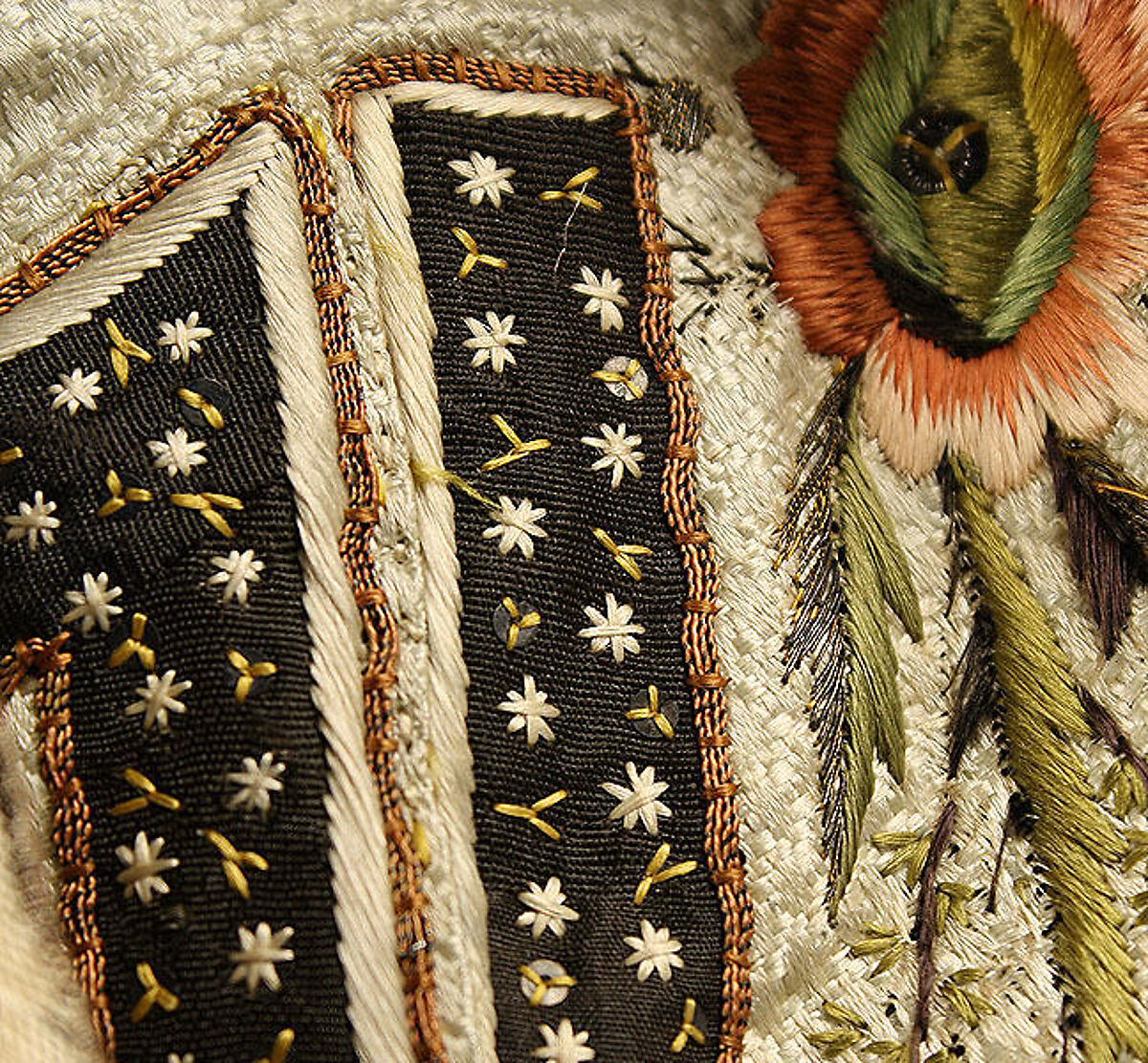 Suit, silk, probably British