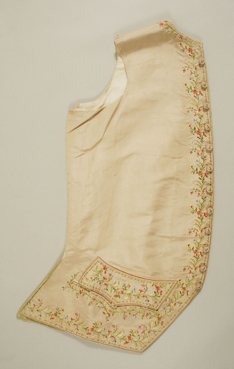 Suit, silk, cotton, British