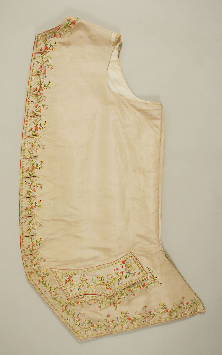 Suit, silk, cotton, British