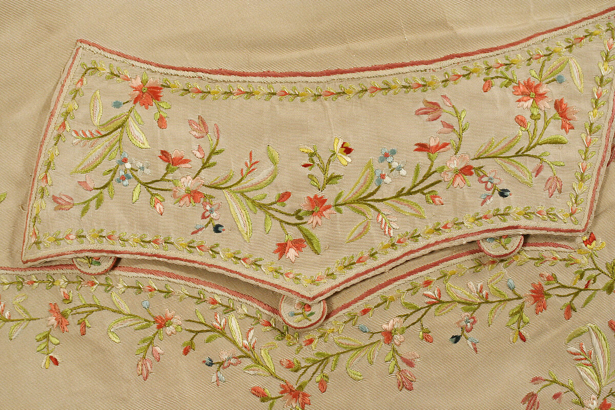 Suit, silk, cotton, British