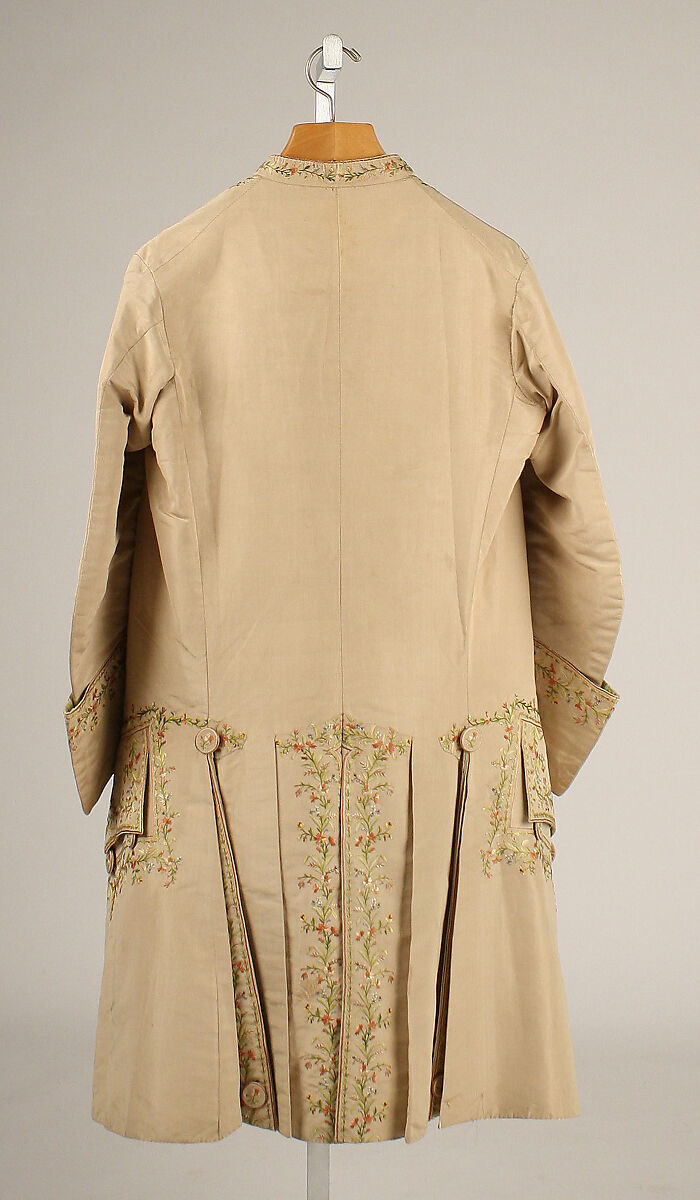 Suit, silk, cotton, British