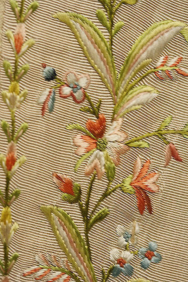 Suit, silk, cotton, British