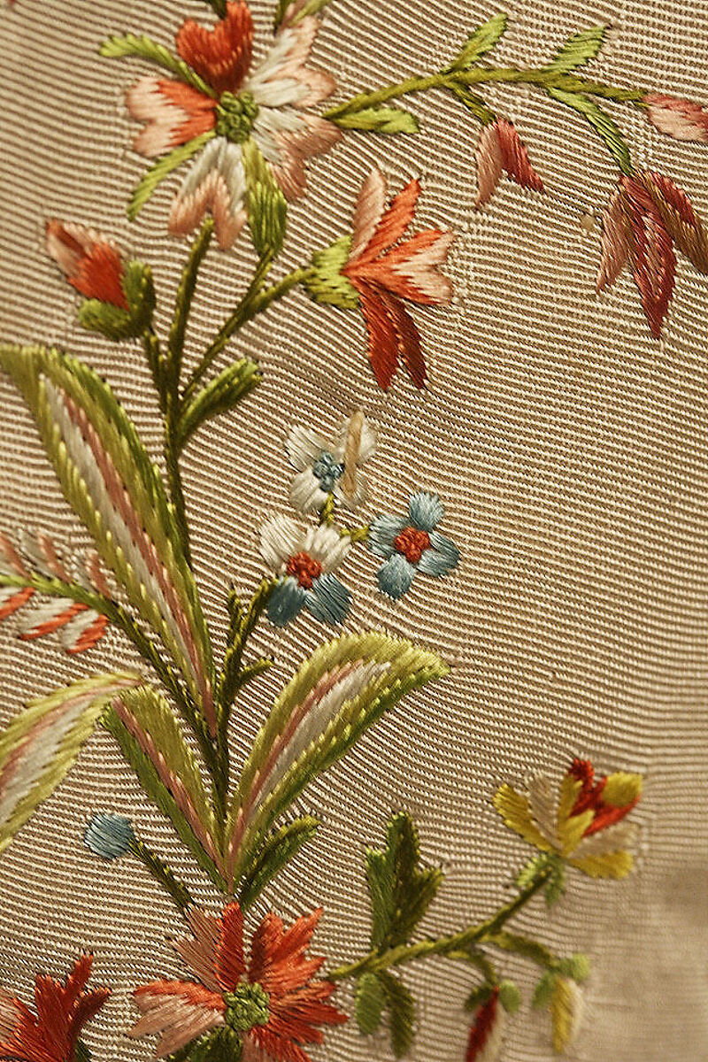 Suit, silk, cotton, British