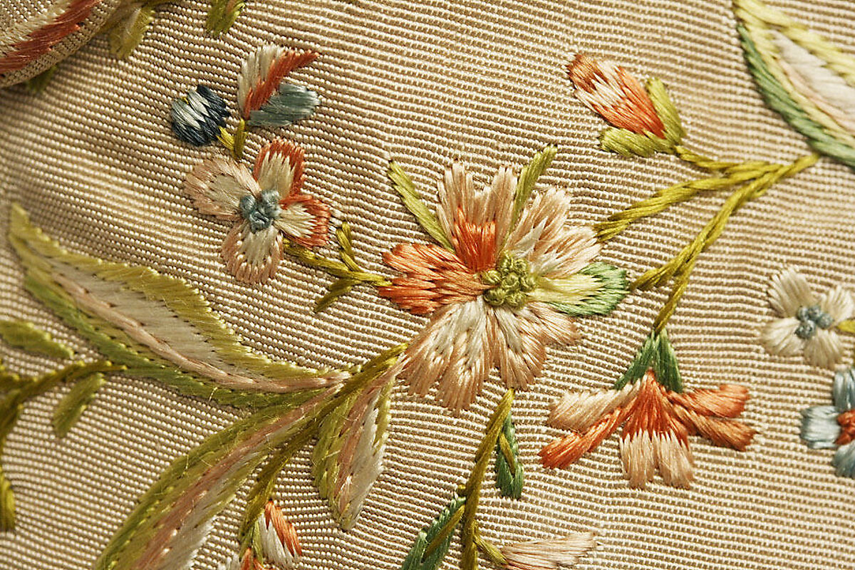 Suit, silk, cotton, British