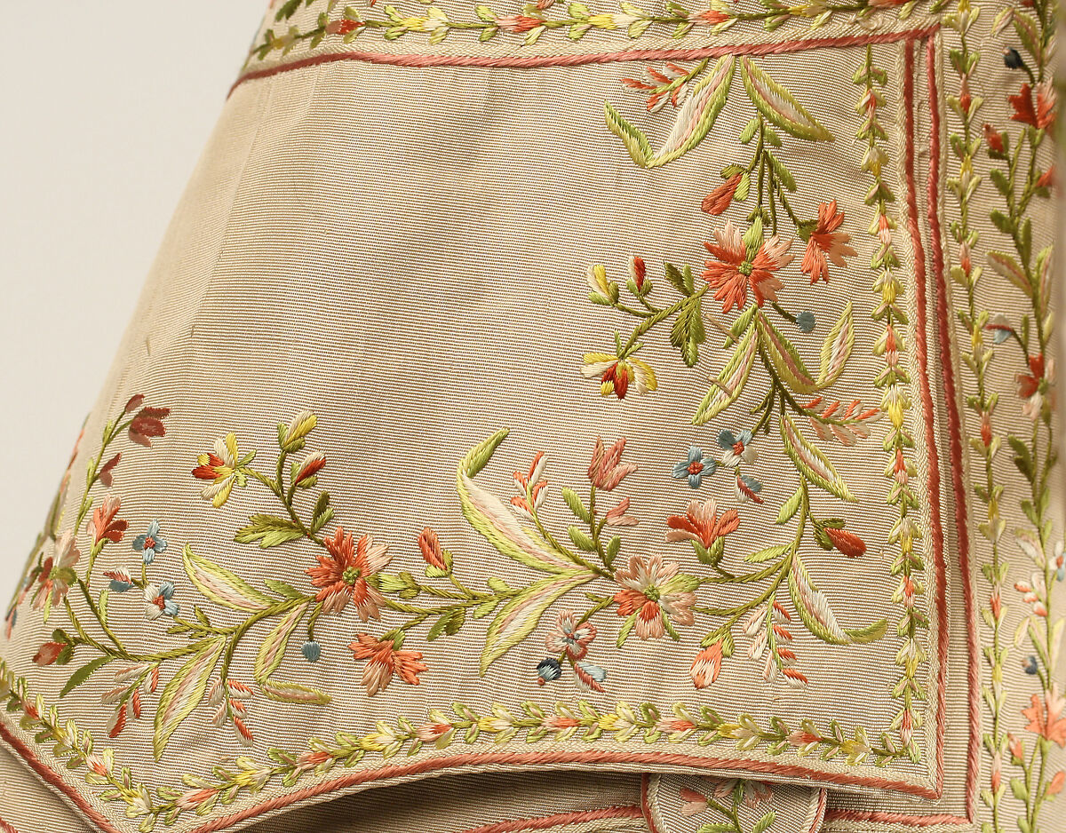 Suit, silk, cotton, British