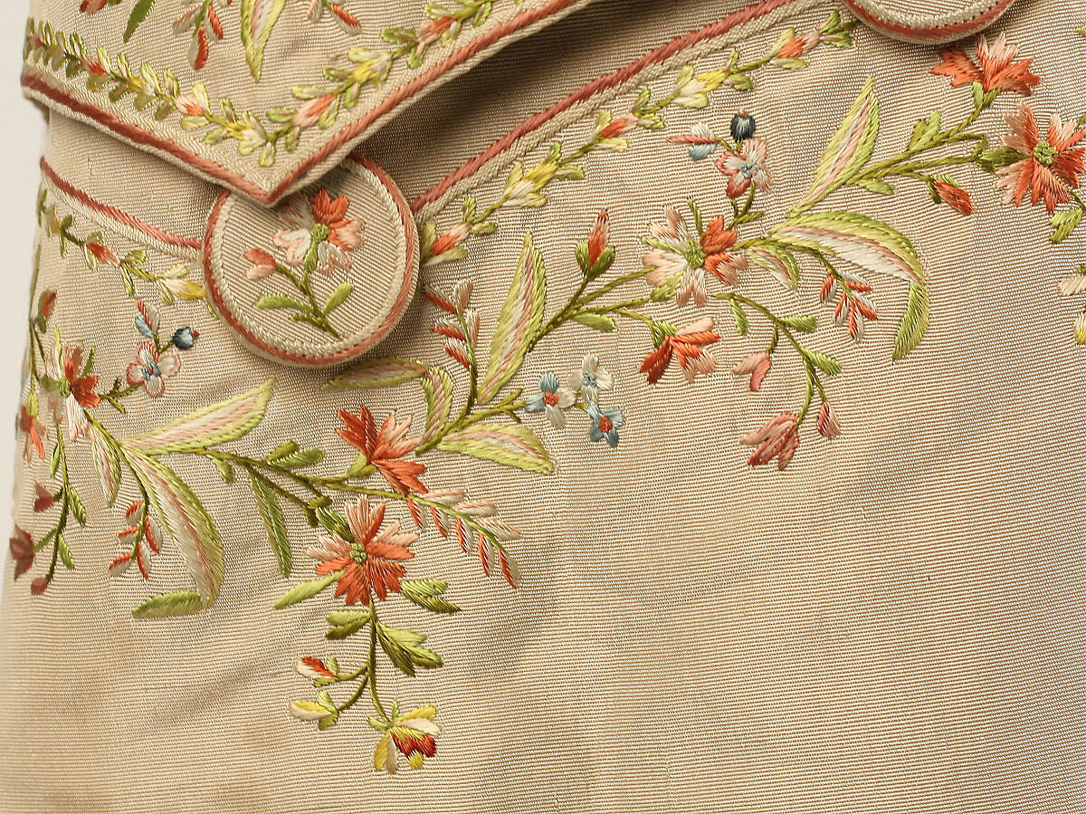 Suit, silk, cotton, British