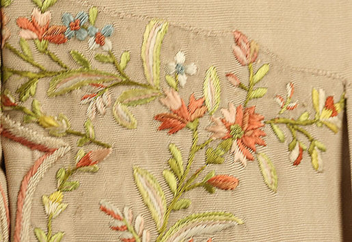 Suit, silk, cotton, British