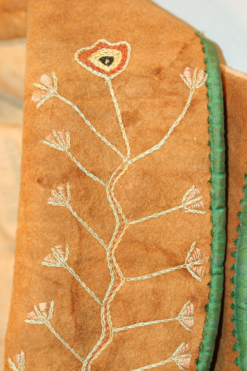 Suit, (a, b) leather; (c) cotton, American