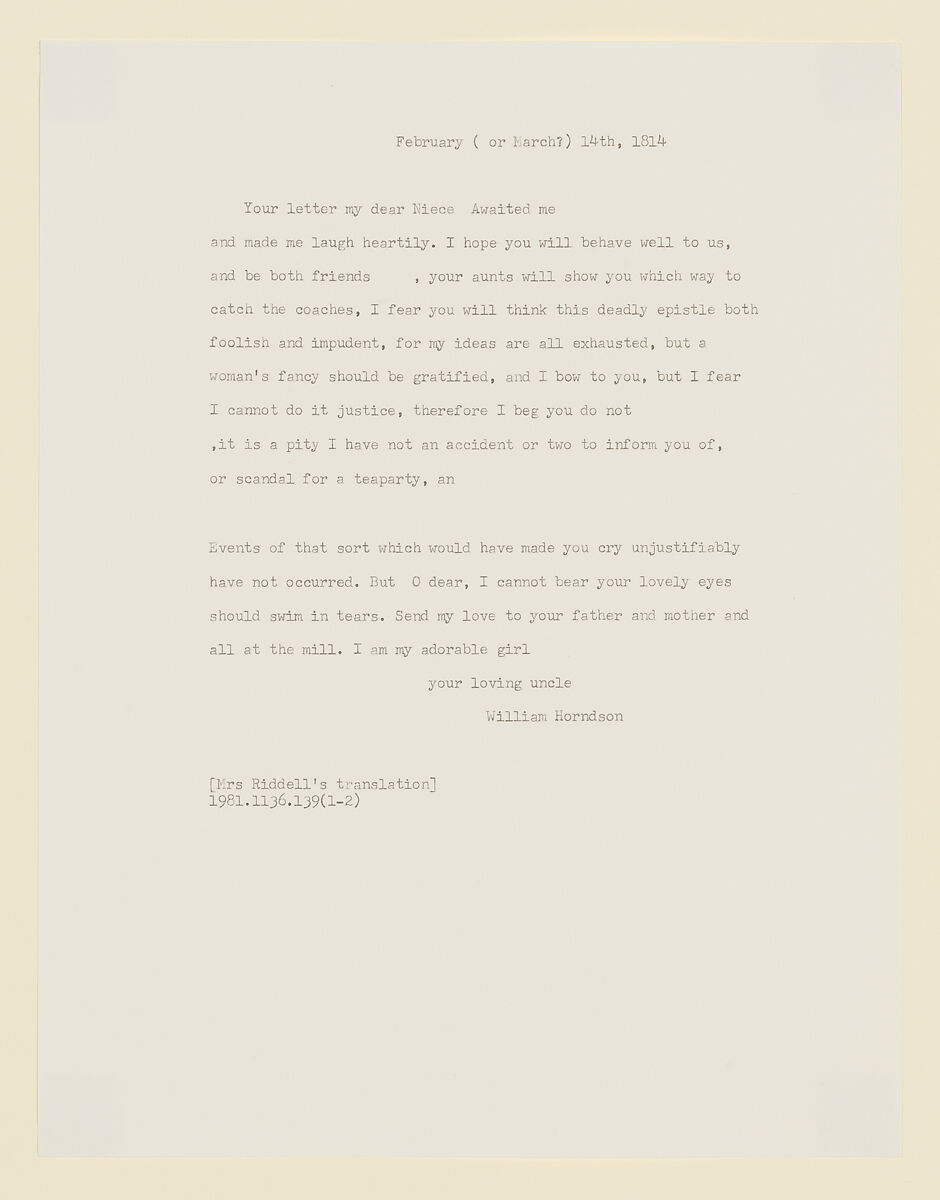 Rebus Valentine Letter, Anonymous (British, 19th century), Pen and ink with watercolor