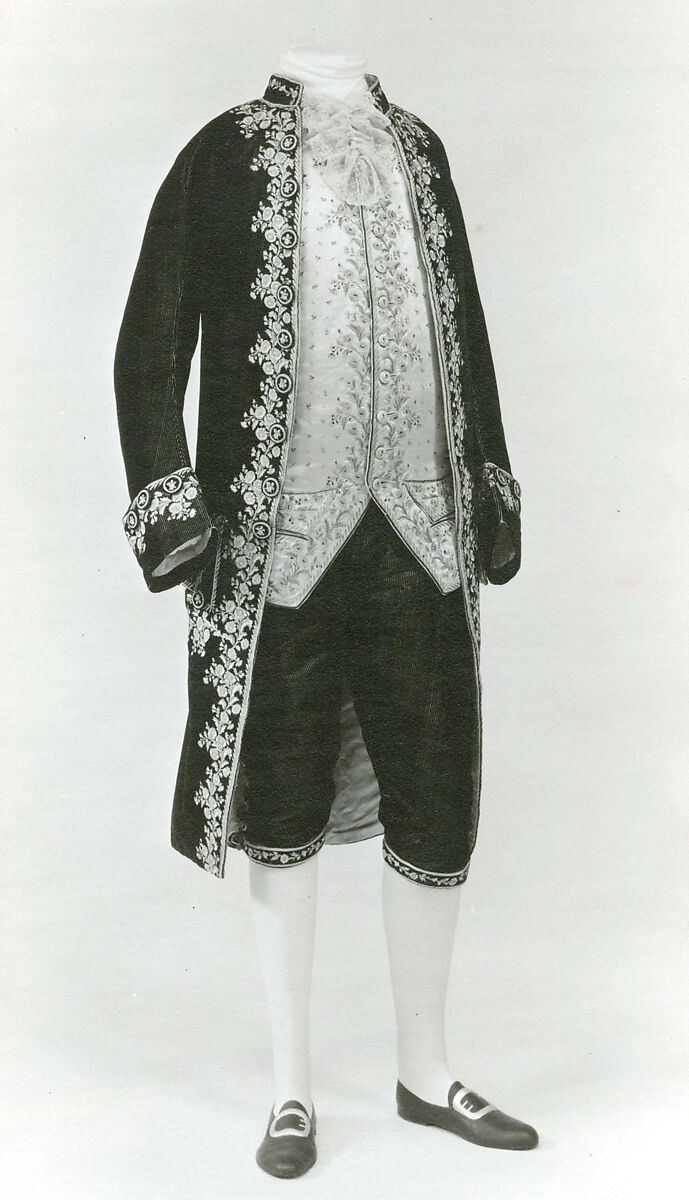 Court suit, silk, French