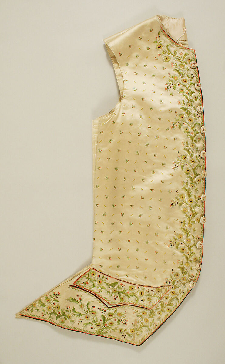 Court suit, silk, French