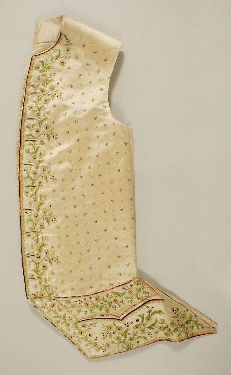 Court suit, silk, French