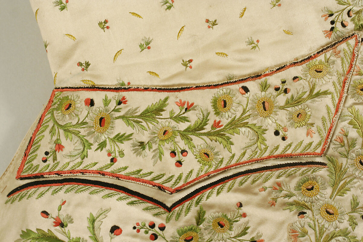 Court suit, silk, French