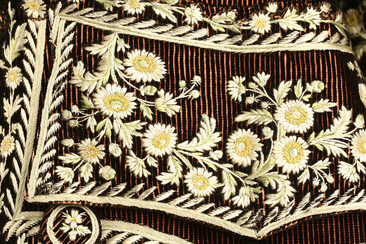 Court suit, silk, French