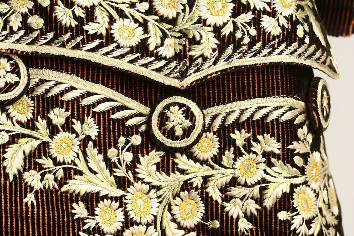 Court suit, silk, French