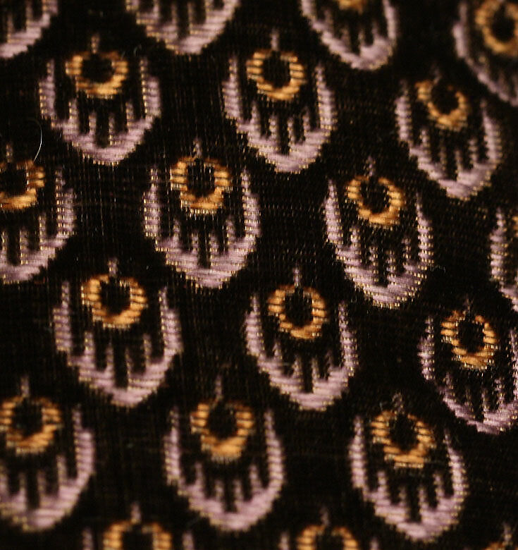 Coat, silk, probably French