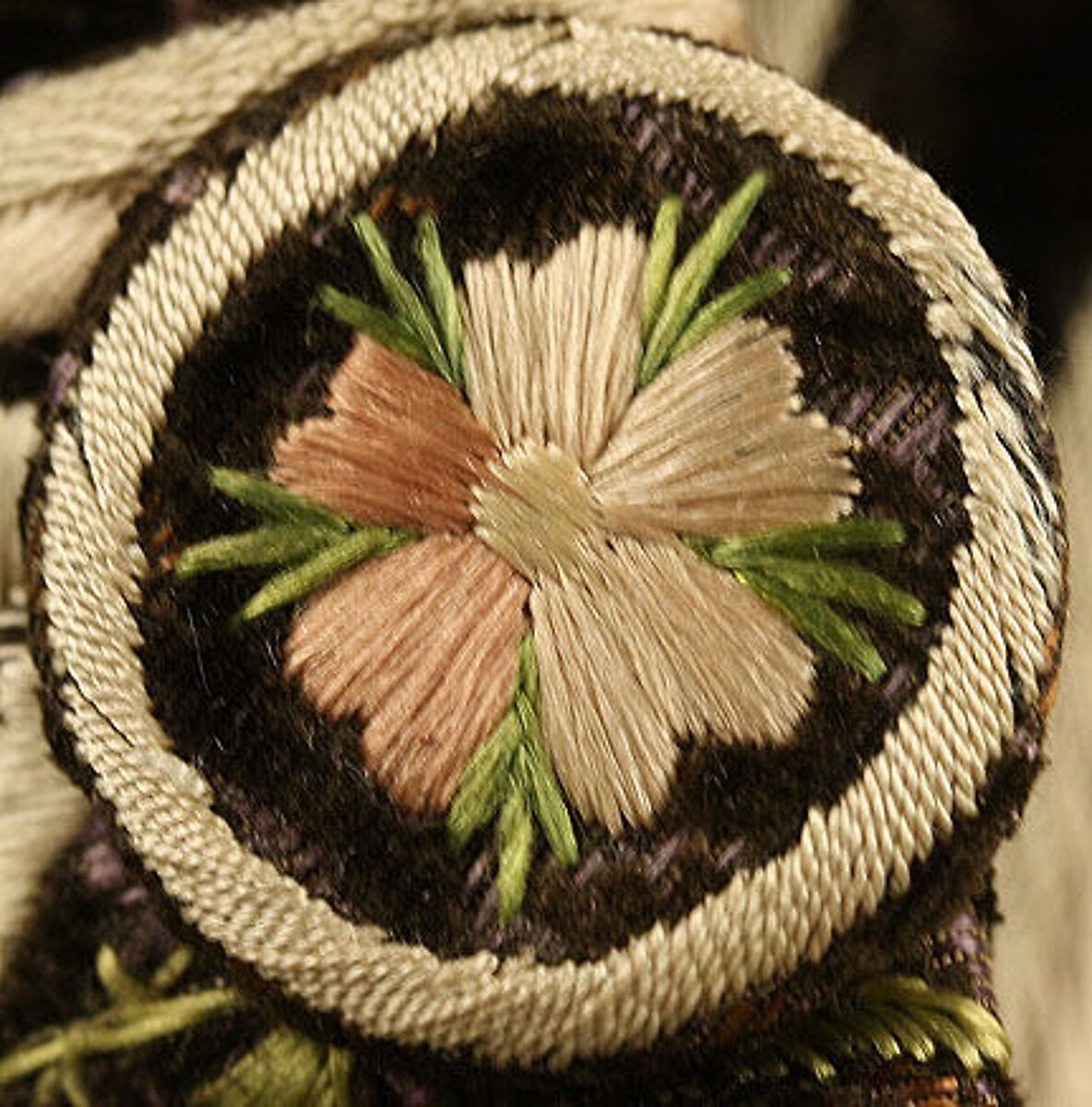 Coat, silk, probably French