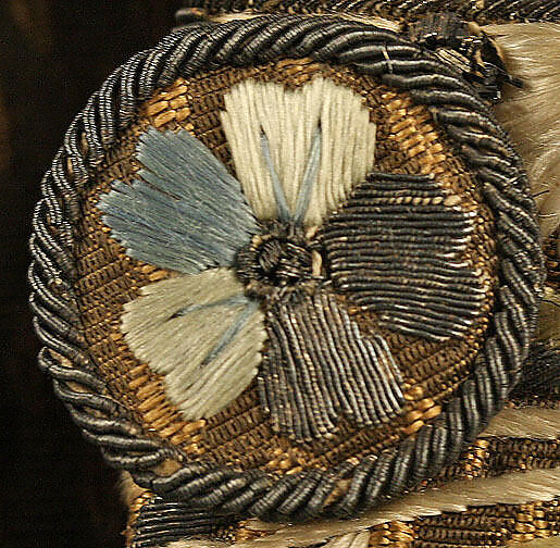 Court suit, silk, metal thread, French