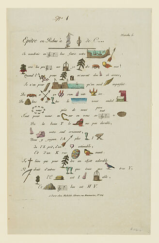 Rebus Valentine Letter