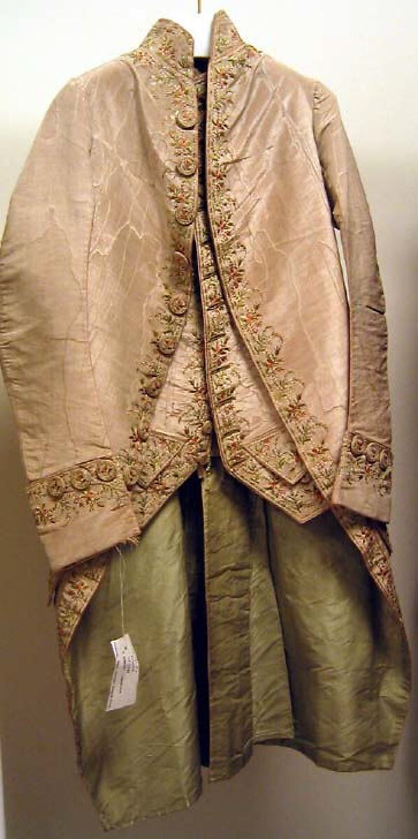 Suit, silk, British