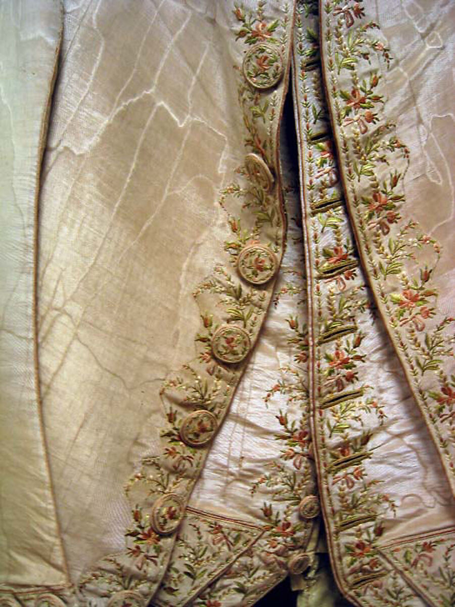 Suit, silk, British