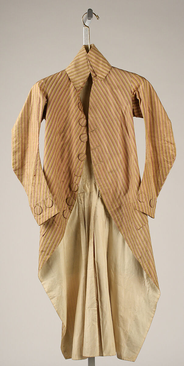 Coat, silk, French