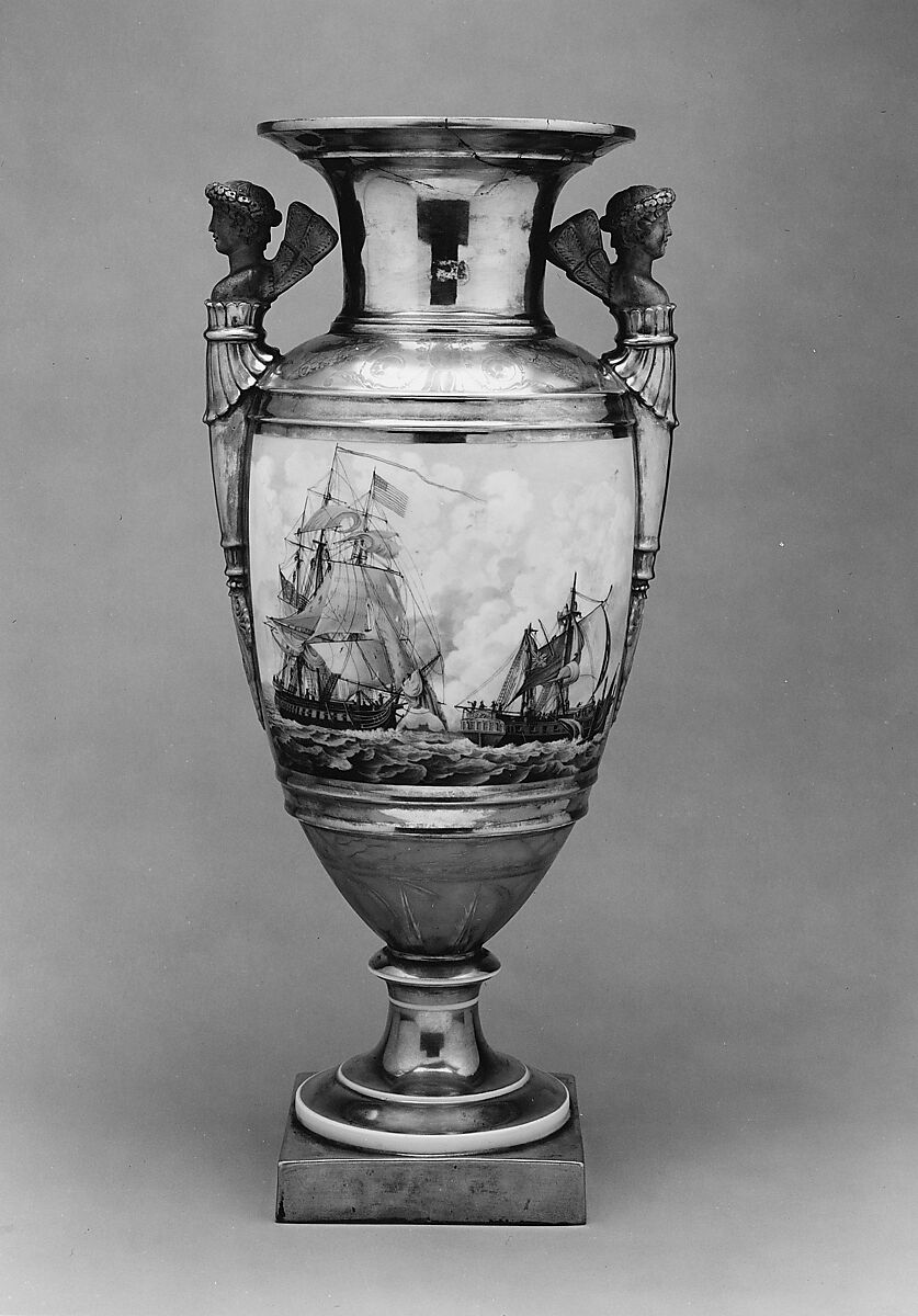 Urn, Philippe Freund, Porcelain, French
