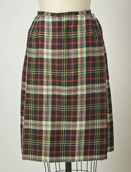 Suit, House of Balenciaga (French, founded 1937), a) wool, plastic; b) wool, French
