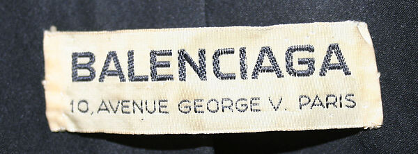 Suit, House of Balenciaga (French, founded 1937), a) wool, plastic; b) wool, French