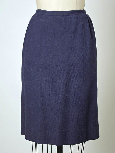 Suit, House of Balenciaga (French, founded 1937), wool, leather, French