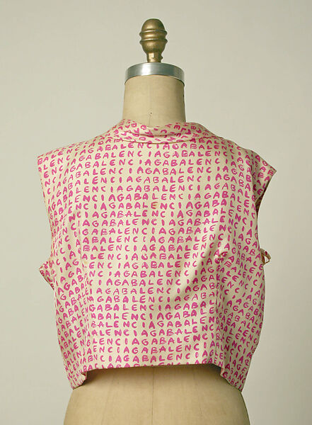 Blouse, House of Balenciaga (French, founded 1937), silk, French