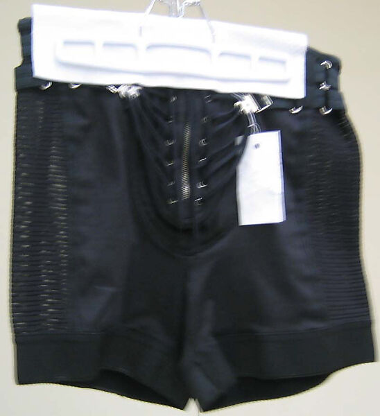 Shorts, Jean Paul Gaultier (French, born 1952), cotton, synthetic fiber, French