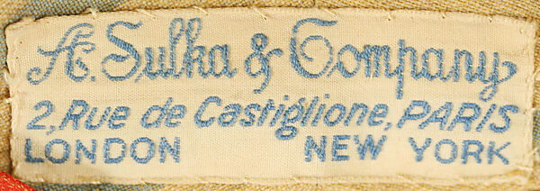 Lounge suit, silk, wool, French