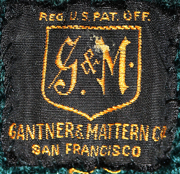 Bathing suit, Gantner of California, wool, American