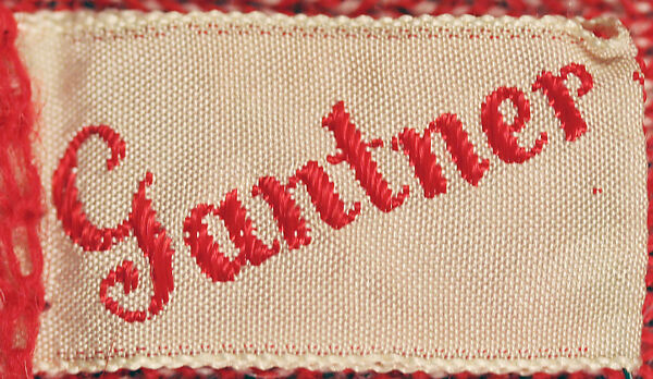 Bathing suit, Gantner of California, wool, American