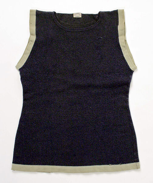 Two-piece bathing suit, Brooks Brothers (American, founded 1818), wool, American