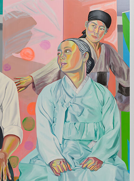 Shin-Myong, Someday in Spring, Dress Rehearsal, Aliza Nisenbaum (Mexican, born Mexico City 1977), Oil on linen