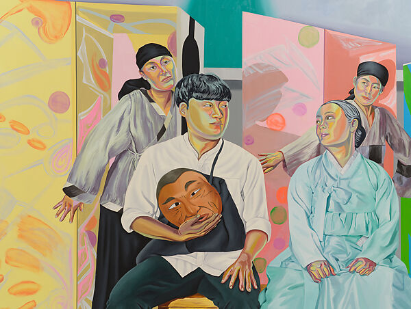 Shin-Myong, Someday in Spring, Dress Rehearsal, Aliza Nisenbaum (Mexican, born Mexico City 1977), Oil on linen