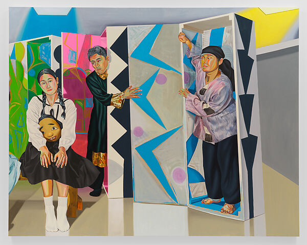 Shin-Myong, Someday in Spring, Dress Rehearsal, Aliza Nisenbaum (Mexican, born Mexico City 1977), Oil on linen